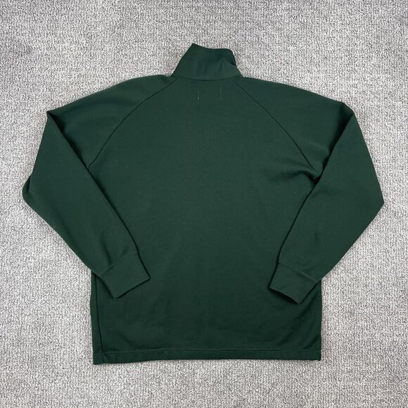 Vintage White Stag Speedo Sweater Mens Large Green Full Zip Made in Japan 70s - Picture 2 of 9